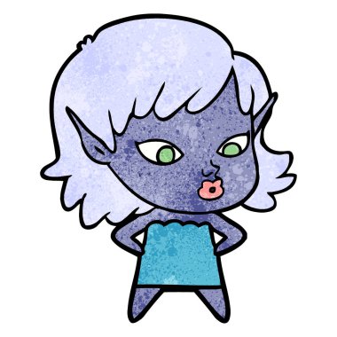 güzel çizgi film elf kızı