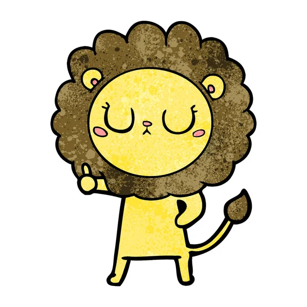 Ilustración Vectorial León Dibujos Animados — Vector de stock