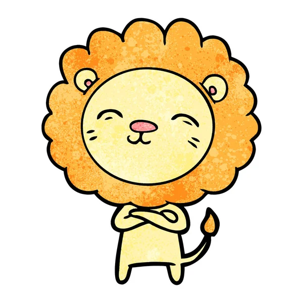 Illustration Vectorielle Lion Dessin Animé — Image vectorielle