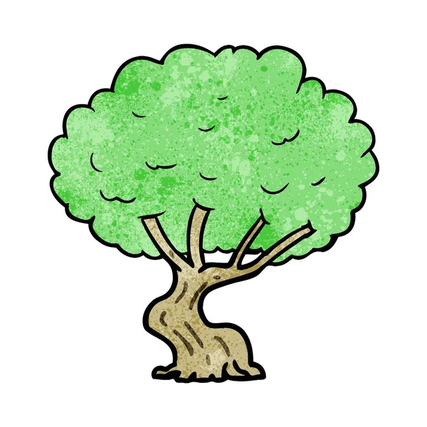 Ilustración Vectorial Árbol Dibujos Animados — Vector de stock