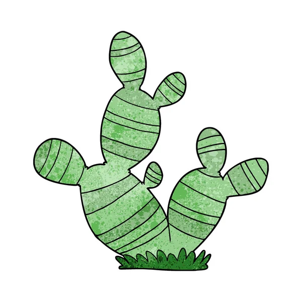 Imagens vetoriais Xilogravura cactus