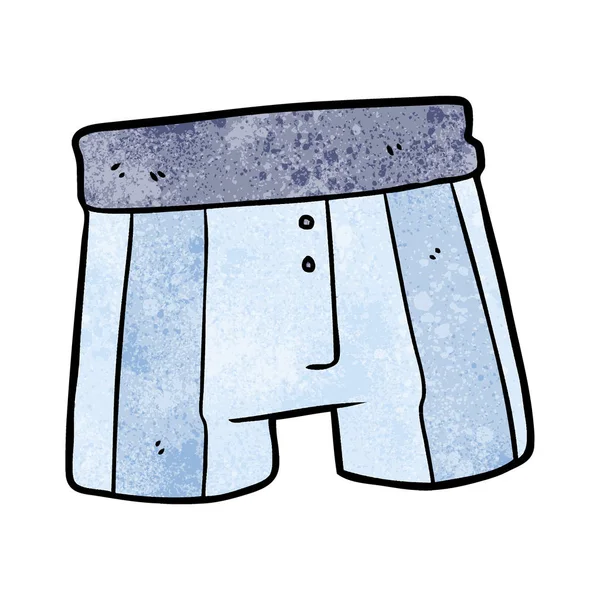 Vector Ilustración Dibujos Animados Boxer Pantalones Cortos — Archivo Imágenes Vectoriales
