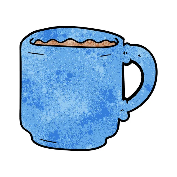 Vector Illustration Cartoon Coffee Mug — Stock Vector