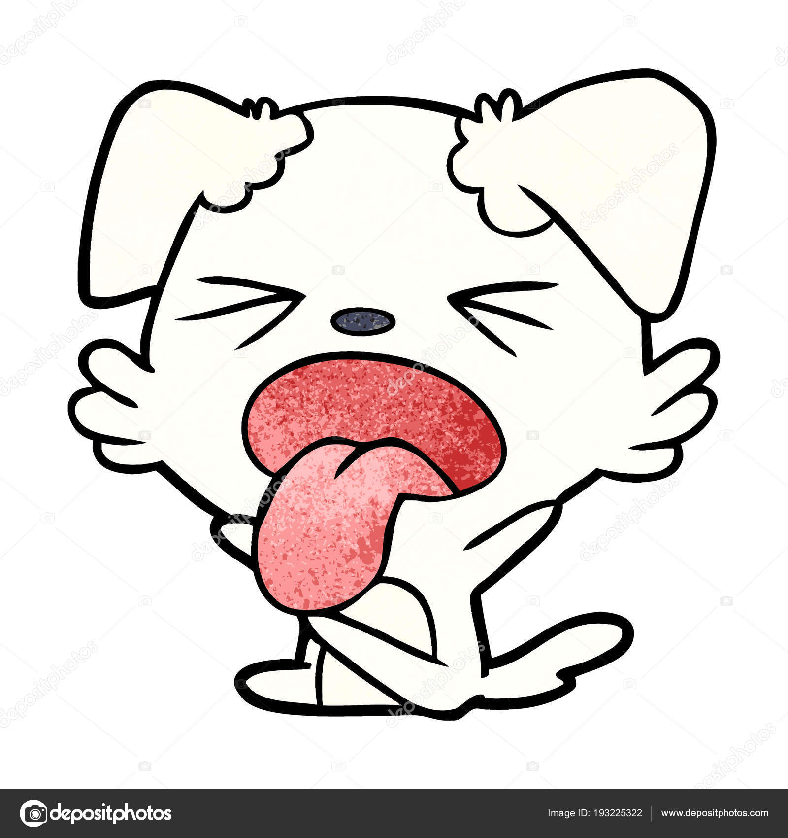 Cartoon Dog Throwing Tantrum Stock Vector Image by ©lineartestpilot