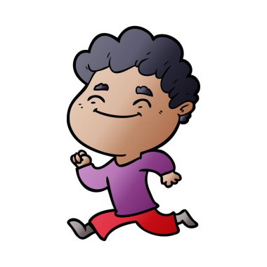 vektör çizim karikatür adam