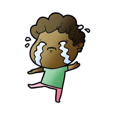 vektör çizim karikatür adam