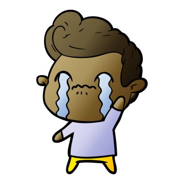 vektör çizim karikatür adam