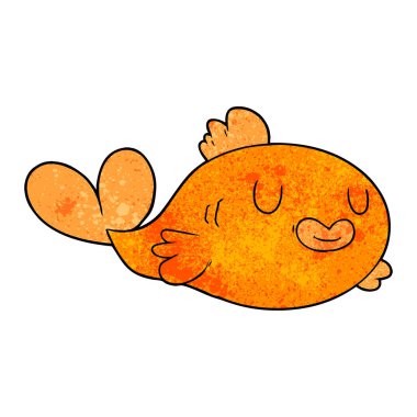 Çizgi film balıklarının vektör çizimi