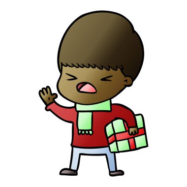 vektör çizim karikatür adam