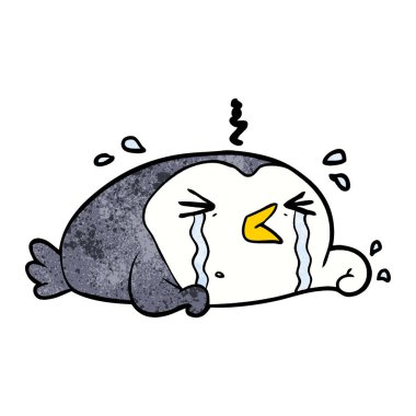 Çizgi film Penguen 'in vektör çizimi