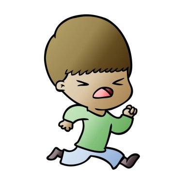 vektör çizim karikatür adam