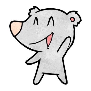 Çizgi film ayısının vektör çizimi