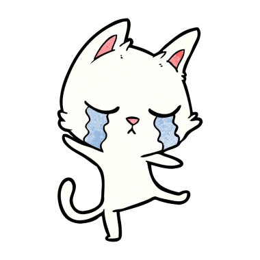 Çizgi film kedisinin vektör çizimi