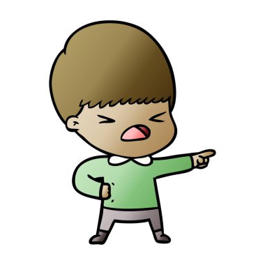 vektör çizim karikatür adam