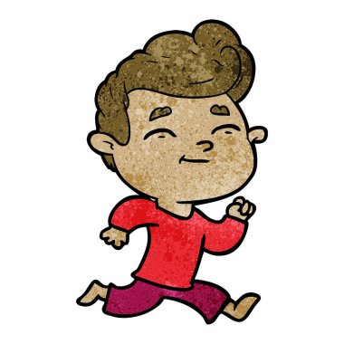 vektör çizim karikatür adam