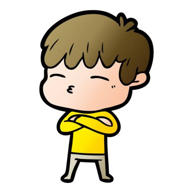 vektör çizim karikatür adam