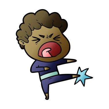 vektör çizim karikatür adam