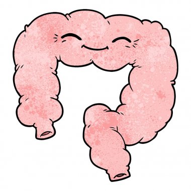 vektör çizim karikatür mutlu kolon