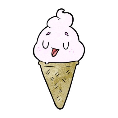 sevimli çizgi dondurma