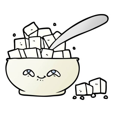 vektör çizim karikatür şekerlik