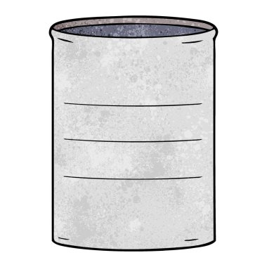 vektör çizim karikatür petrol davul