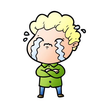 vektör çizim karikatür adam