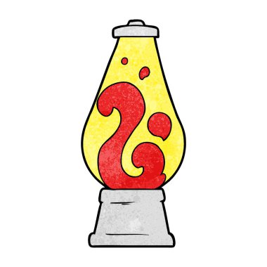 çizgi film retro lav lambası