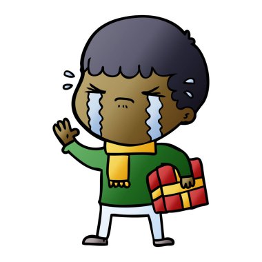 vektör çizim karikatür adam