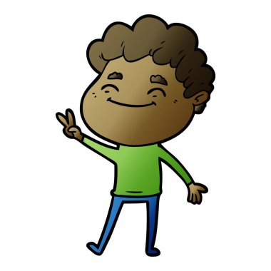 vektör çizim karikatür adam