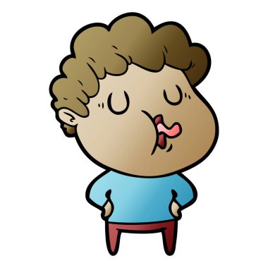 vektör çizim karikatür adam