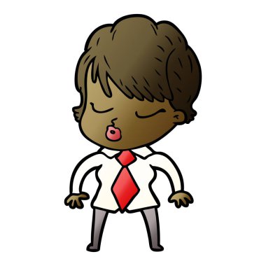 çizgi film gözleri kadınla kapat