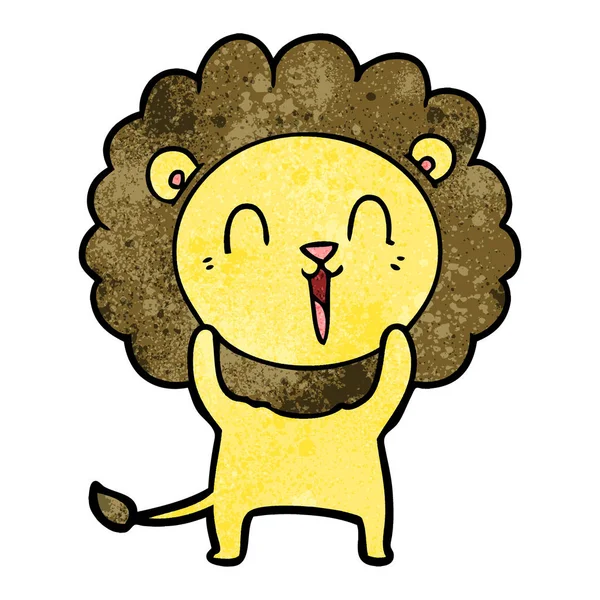 Διανυσματική Απεικόνιση Λιονταριού Κινουμένων Σχεδίων — Διανυσματικό Αρχείο