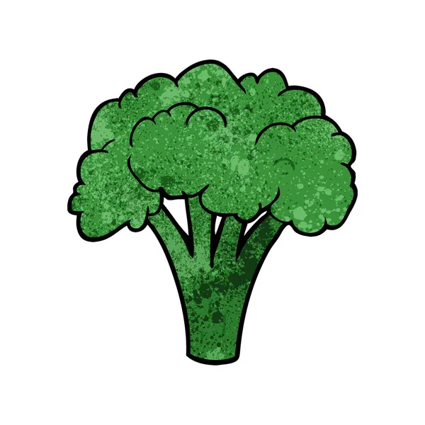 Ilustração Vetorial Brócolis Desenhos Animados — Vetor de Stock