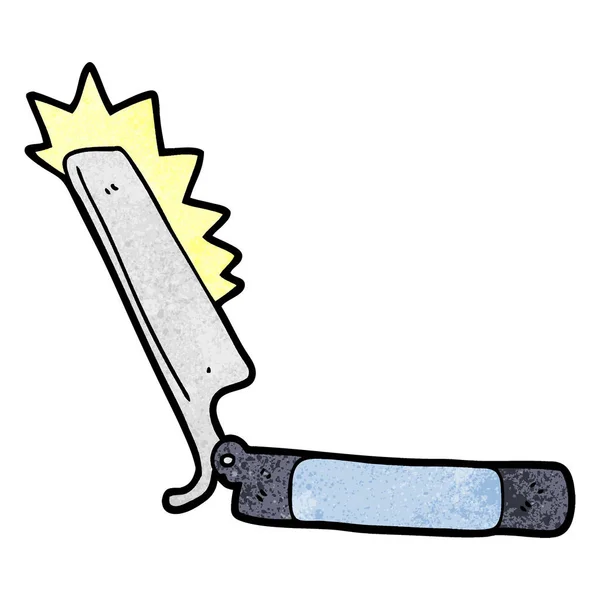 Vektor Illustration Von Cartoon Scharfen Rasiermesser — Stockvektor