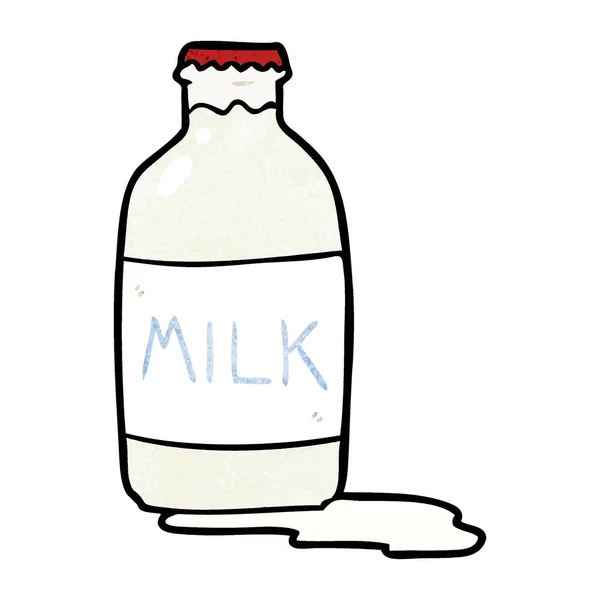 Cartoon Pint Von Frischer Milch — Stockvektor