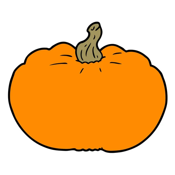 Illustration Vectorielle Citrouille Dessin Animé — Image vectorielle