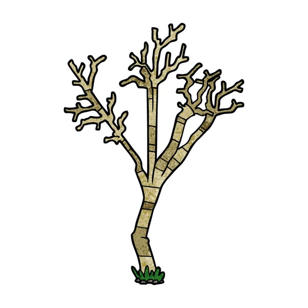 Vector Illustration Cartoon Tree — Stock Vector