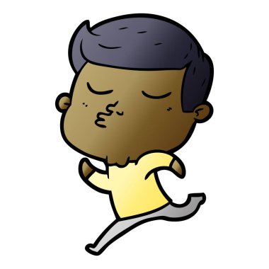 surat asmayı karikatür modeli adam