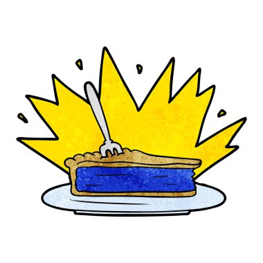 çizgi film lezzetli tatlı vektör çizim