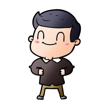 vektör çizim karikatür adam