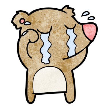 Çizgi film ayısının vektör çizimi