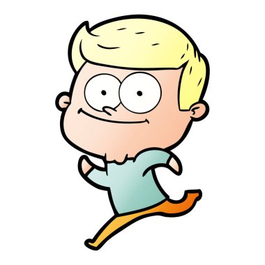 vektör çizim karikatür adam