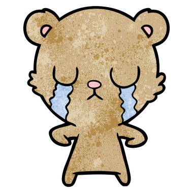 Çizgi film ayısının vektör çizimi