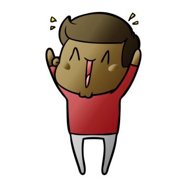 vektör çizim karikatür adam