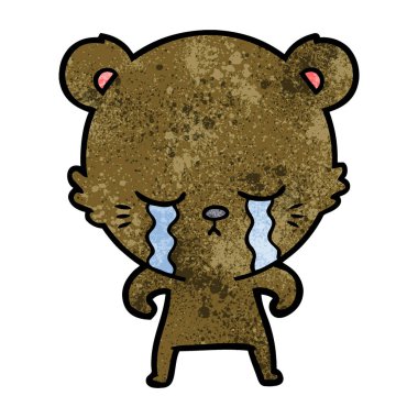 Çizgi film ayısının vektör çizimi