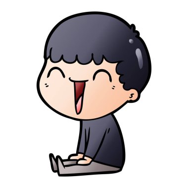 vektör çizim karikatür adam