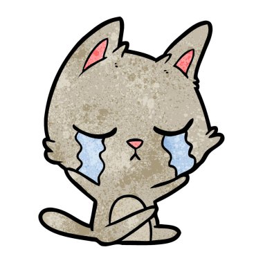 Çizgi film kedisinin vektör çizimi