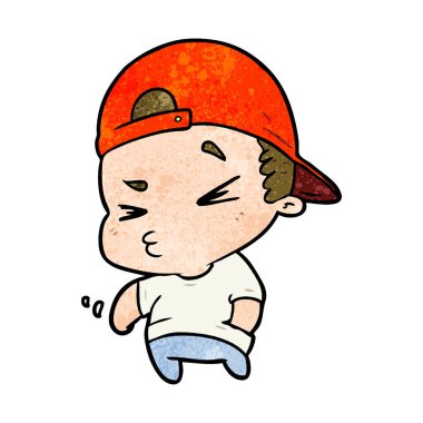 çizgi film çocuk vektör çizim