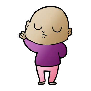 vektör çizim karikatür adam