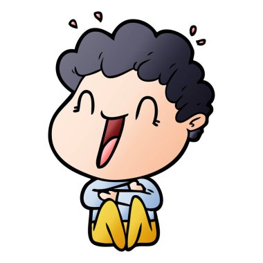 vektör çizim karikatür adam